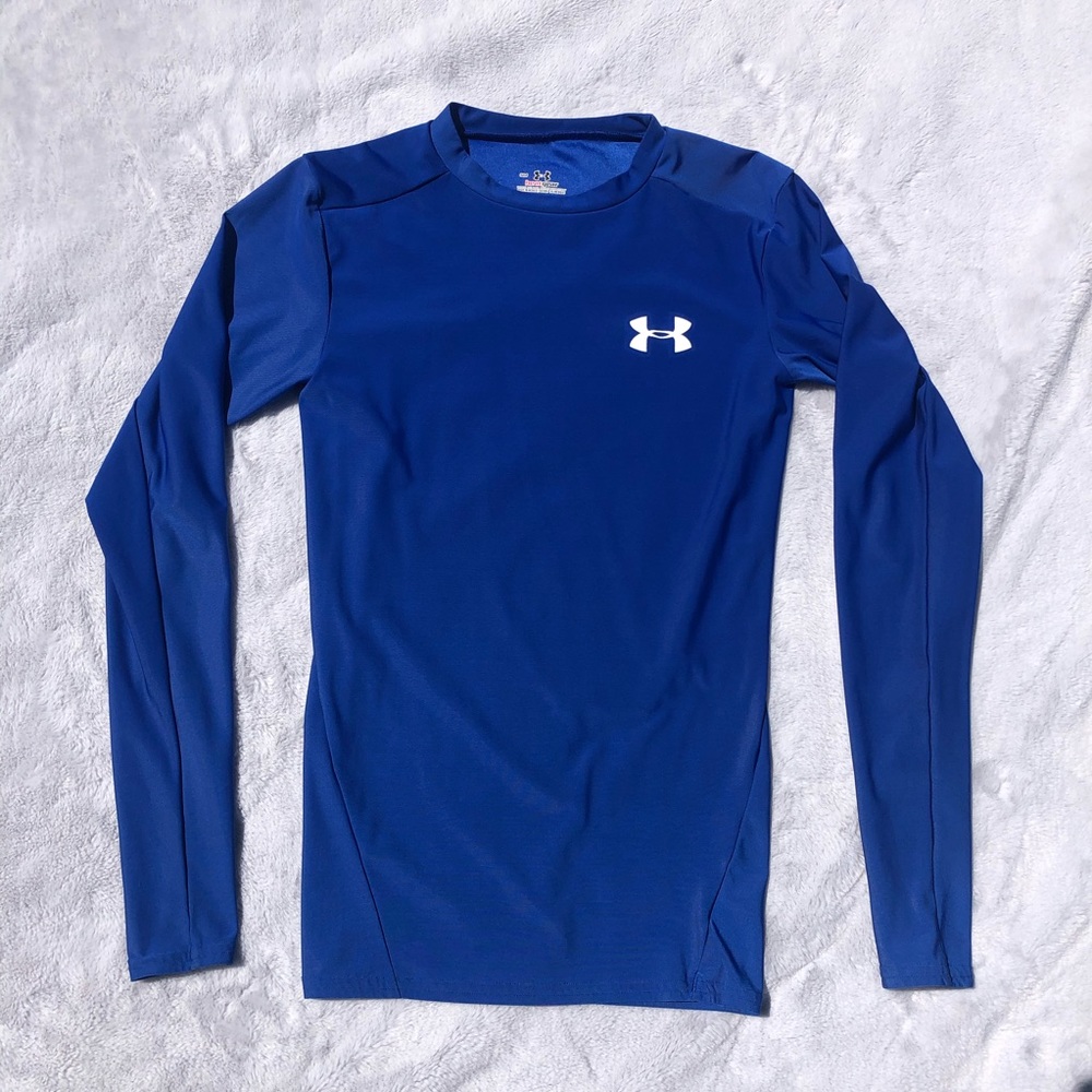 Blue Under Armor Longsleeve Tee - Heat Gear